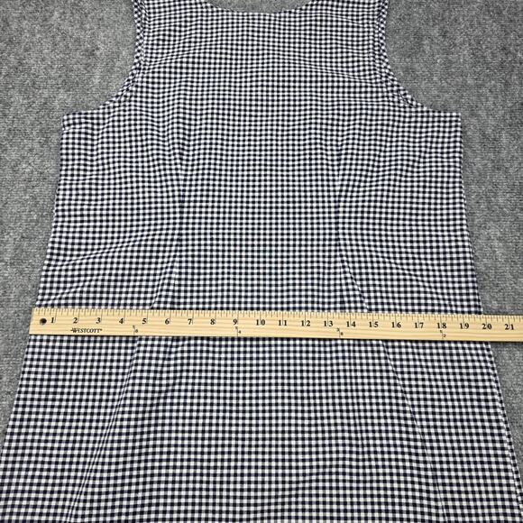 Vintage Disney Pooh Jumper Dress Womens XL Blue Gingham Winnie The Pooh 90s - Picture 10 of 16